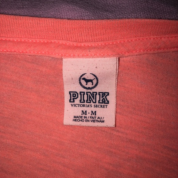 PINK | Victoria’s Secret | V-Neck | Coral - Picture 3 of 4